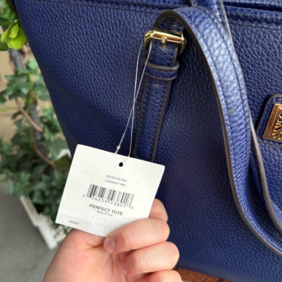NWT Anne Klein Royal Blue Tote Bag - Picture 8 of 8